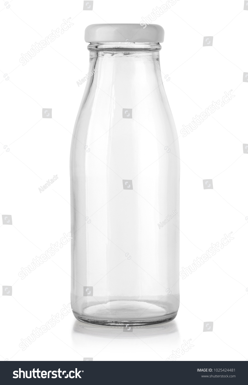 glass bottle isolated on white with clipping path #1025424481