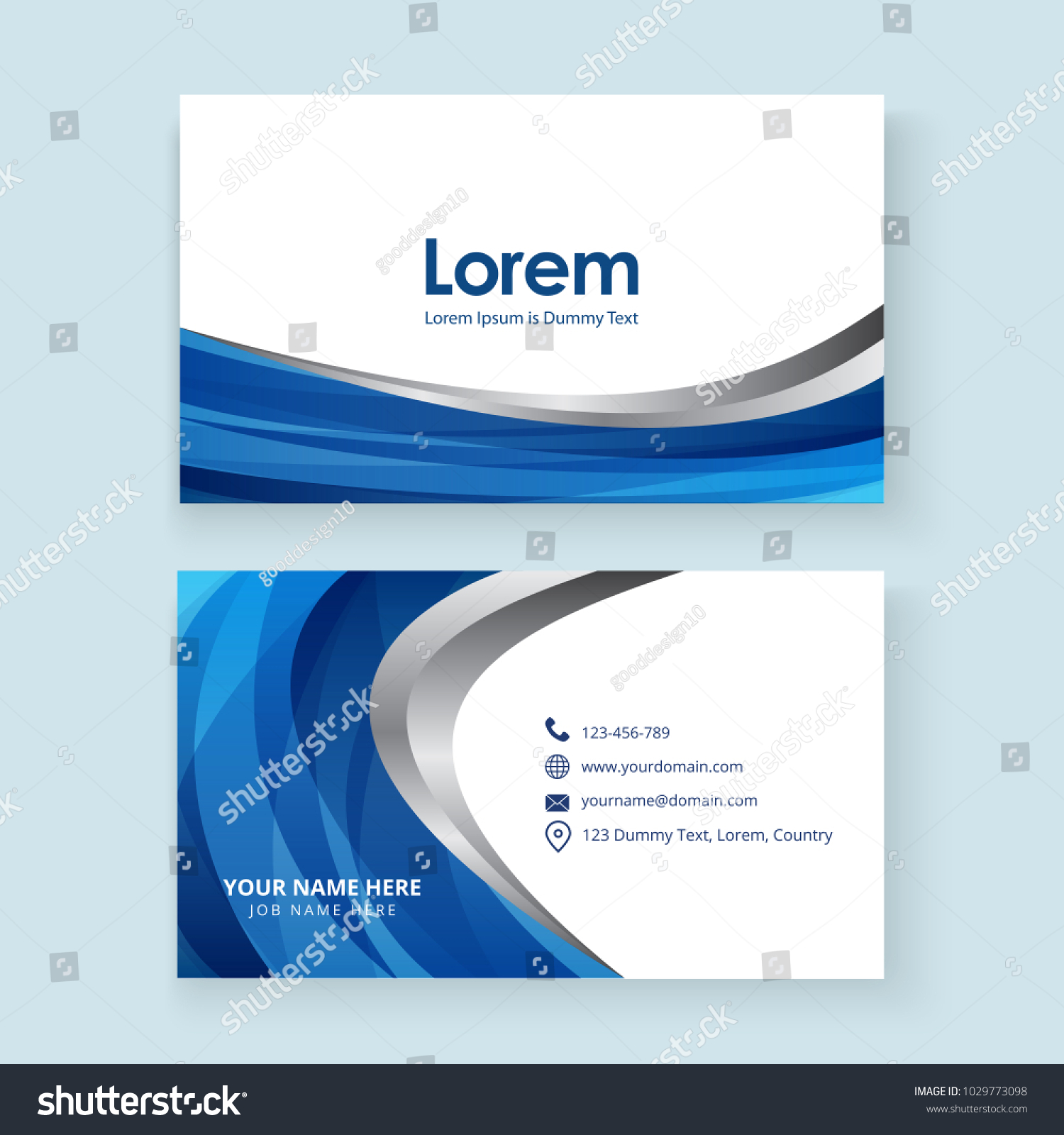 Business Card Template. creative business card - Royalty Free Stock ...