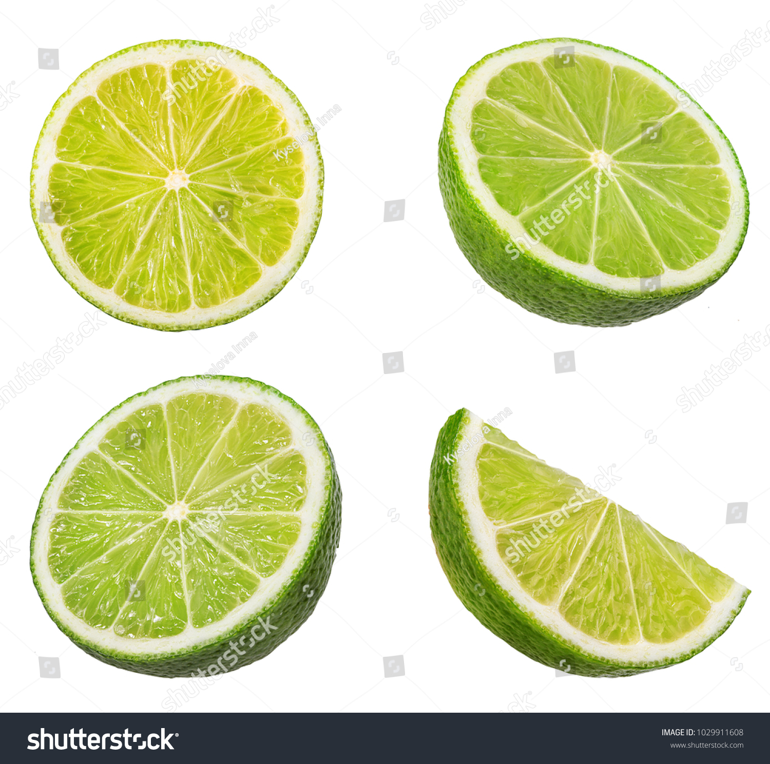 lime isolated on white background #1029911608