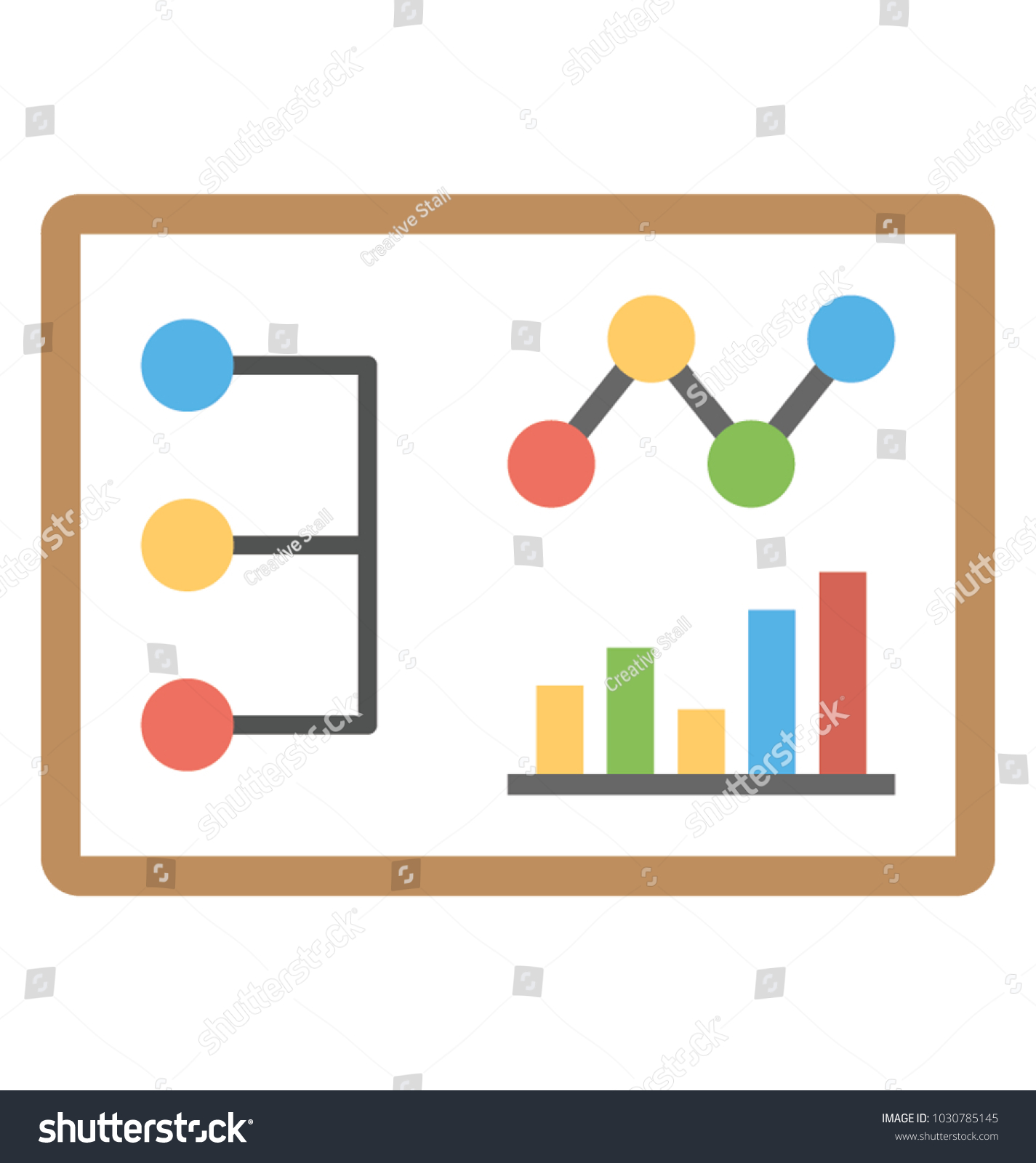 Graphical presentation, analytical report - Royalty Free Stock Vector ...