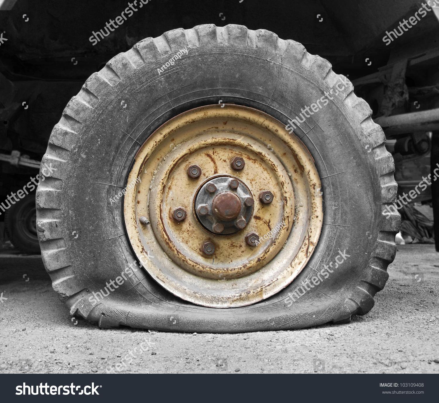Flat tire #103109408