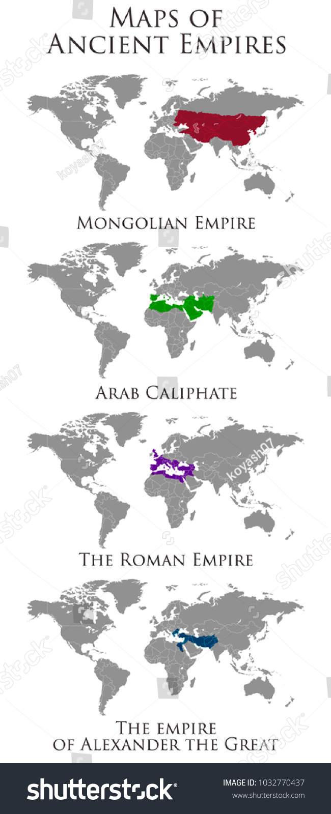 Vector Maps Of Empires Royalty Free Stock Vector Avopix Com