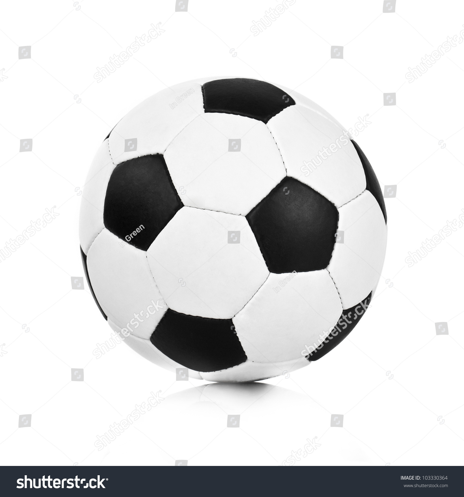 soccer ball on a white background #103330364