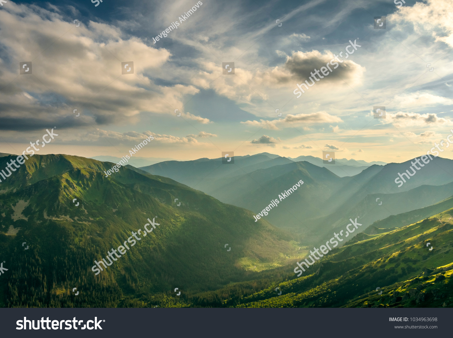 Mountains in my dream, Polish Tatry #1034963698