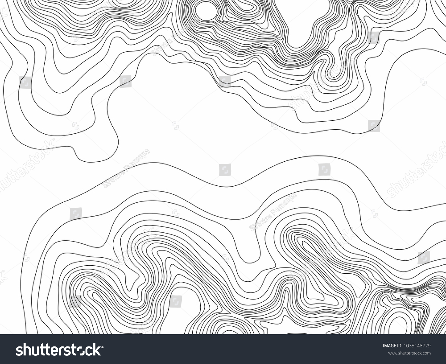 Abstract Black And White Topographic Contours Royalty Free Stock Vector Avopix Com