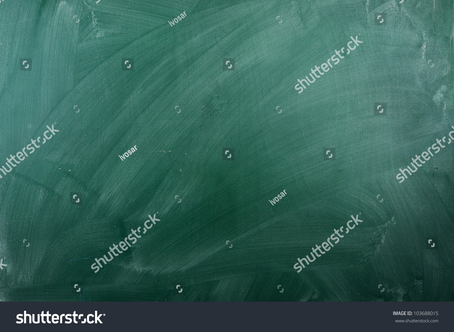 close up of an empty school green  chalkboard #103688015