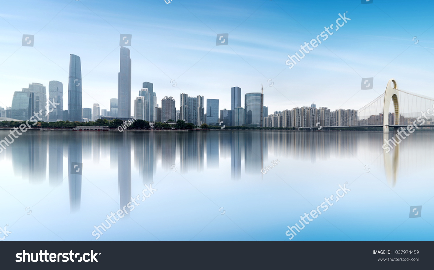 Modern metropolis skyline, guangzhou, China #1037974459