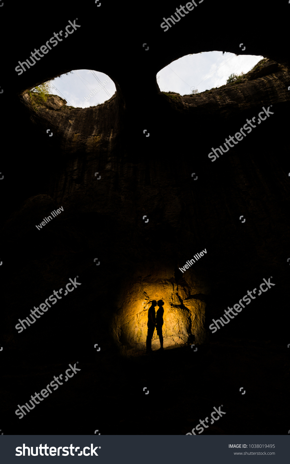 The Eyes of God "Prohodna" cave near Karlukovo village #1038019495