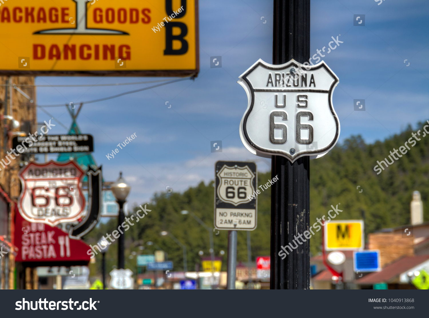 Route 66 in Williams, Arizona. #1040913868