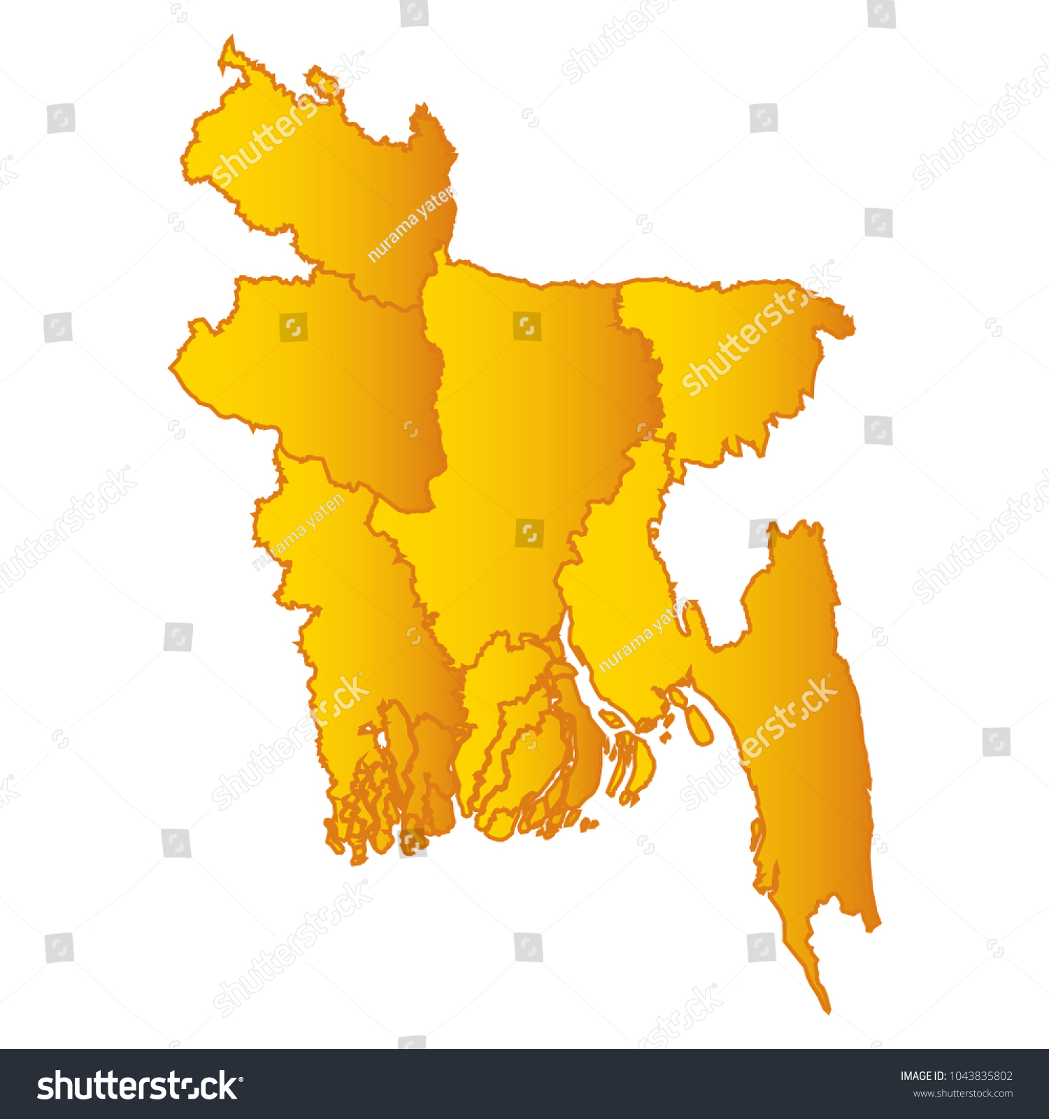 Map of Bangladesh- Map of the city and each - Royalty Free Stock Vector ...