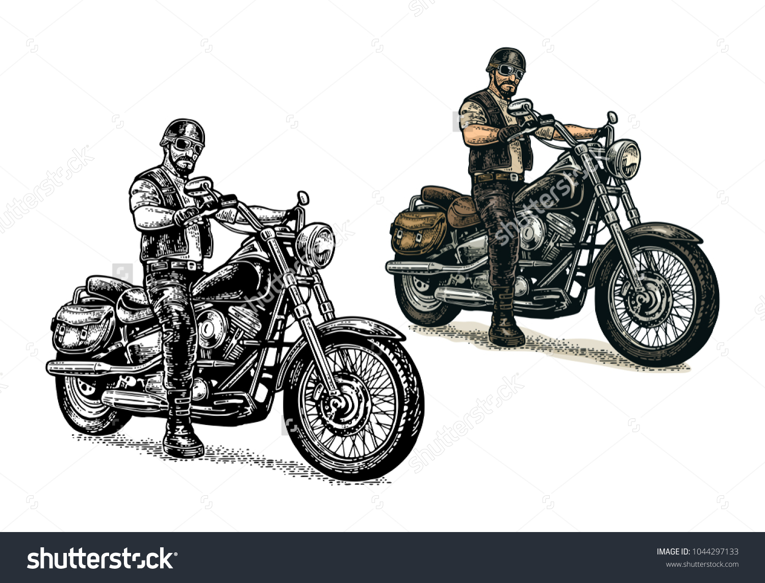 Man in the motorcycle helmet and glasses riding - Royalty Free Stock ...