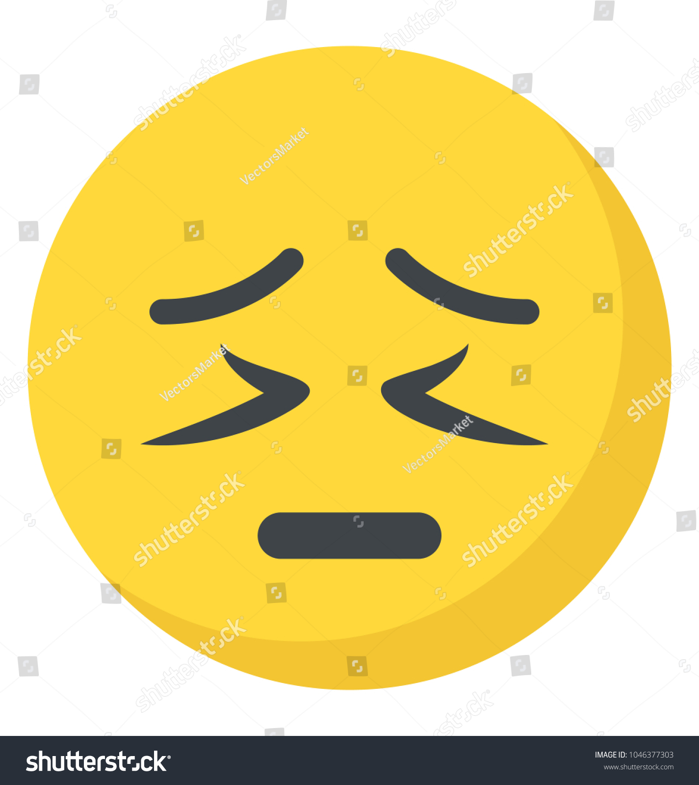 Sad smiley face, depressed concept - Royalty Free Stock Vector ...