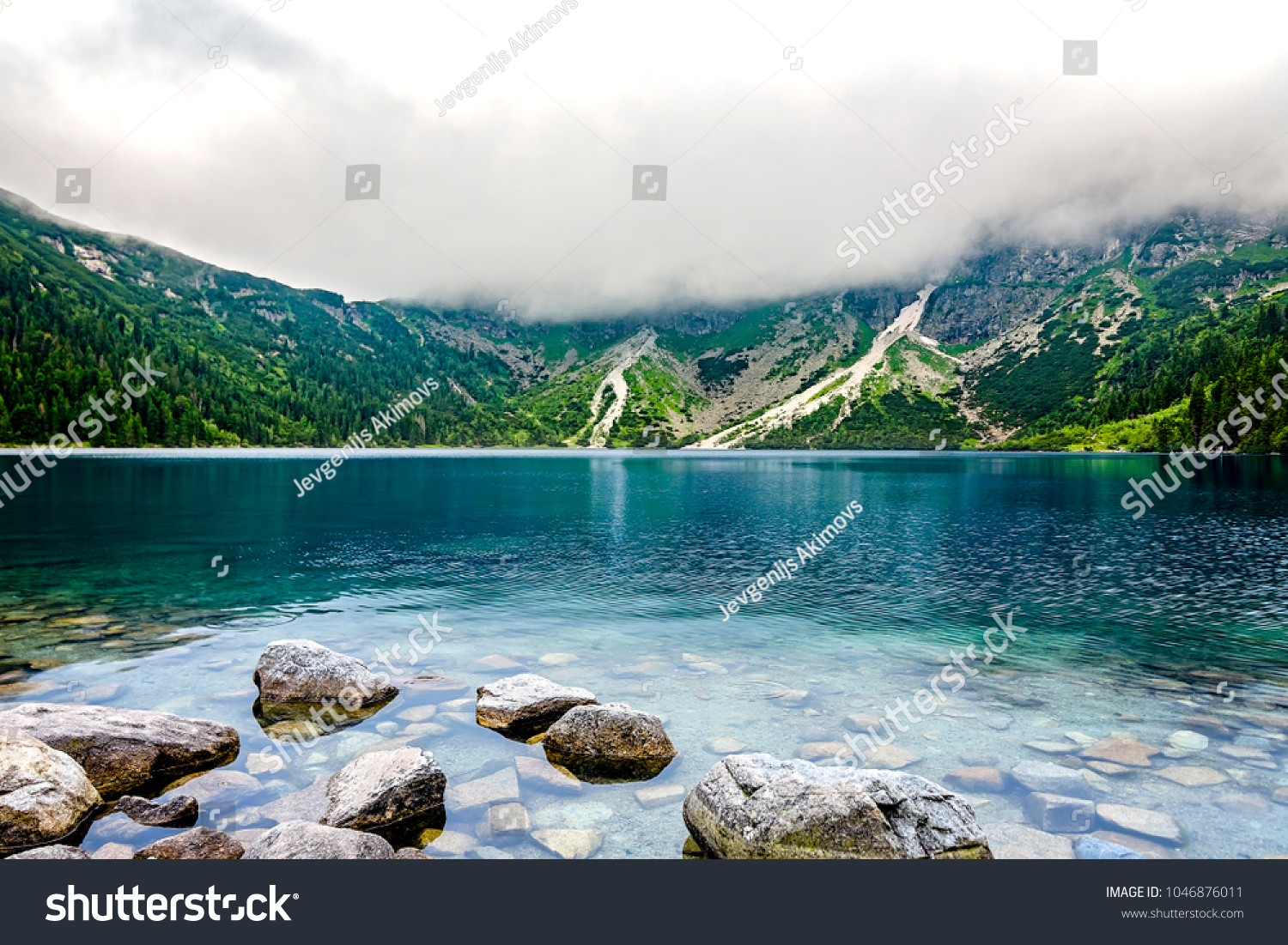 Morskie Oko lake in mountains #1046876011
