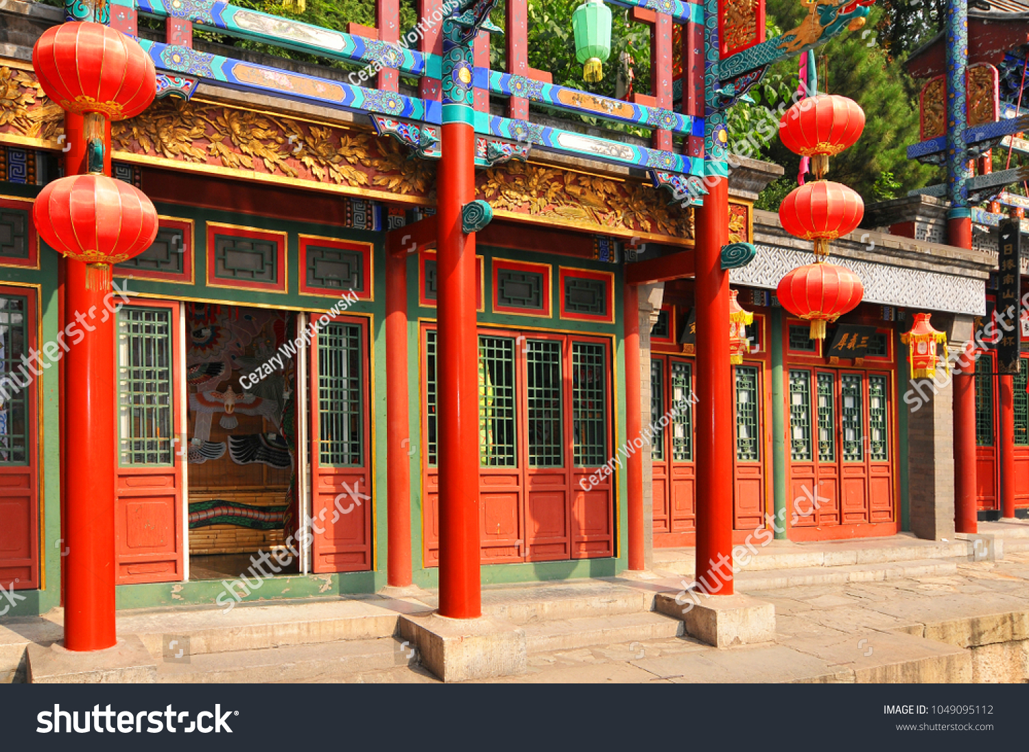 Suzhou Market Street in Summer Palace, Beijing, China. #1049095112