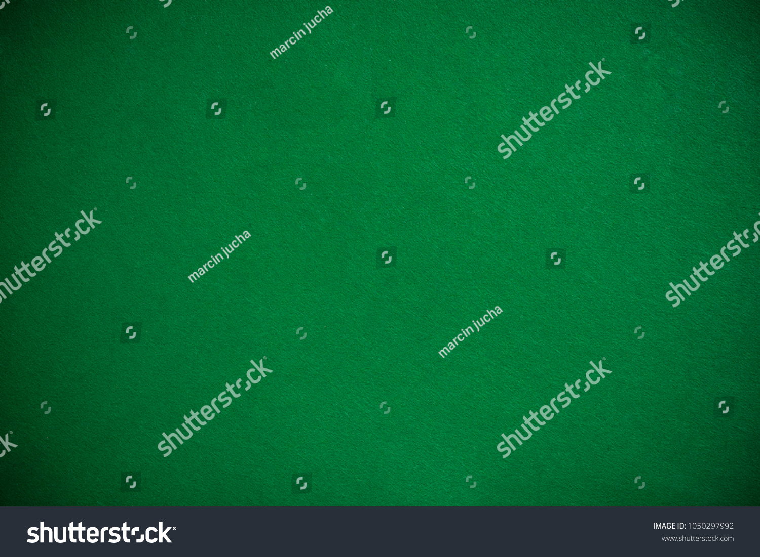Emty green cloth poker table, template or mock up #1050297992