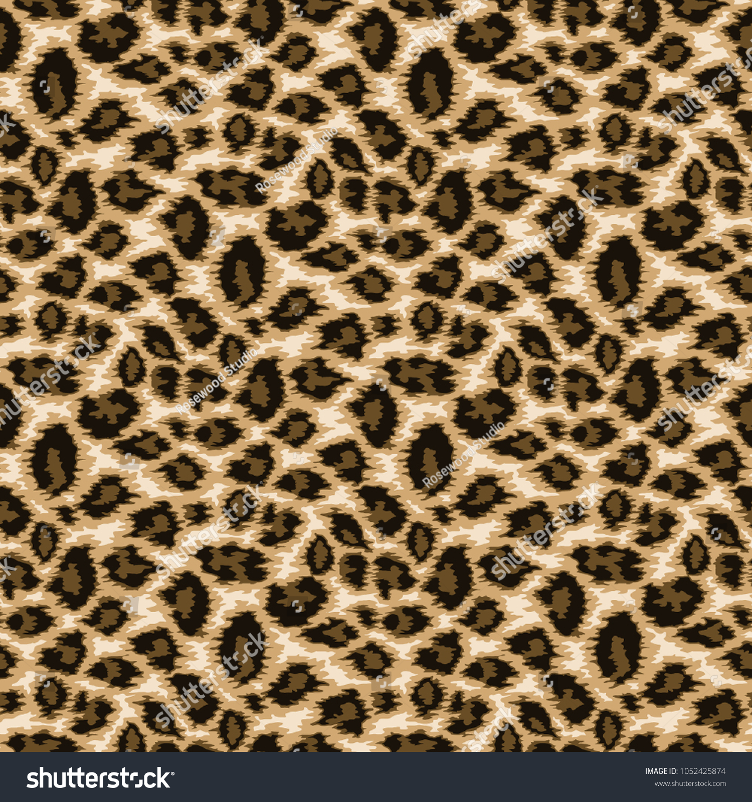 Seamless leopard skin #1052425874