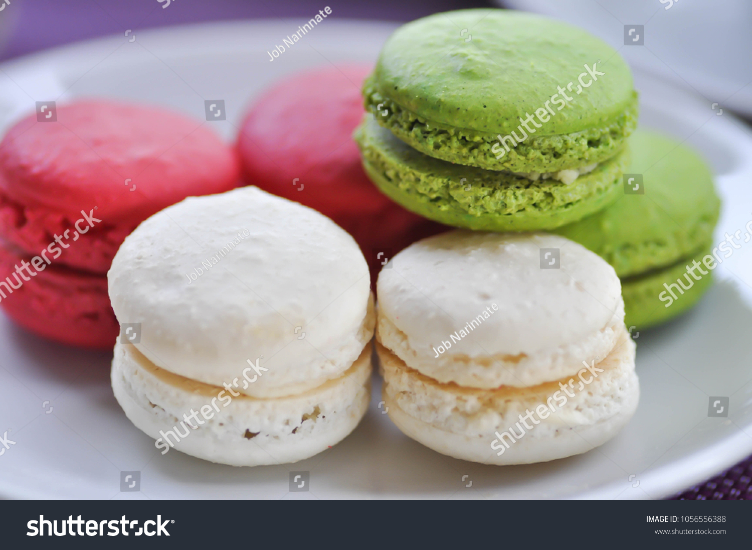 dessert or french dessert or french macaron dish #1056556388