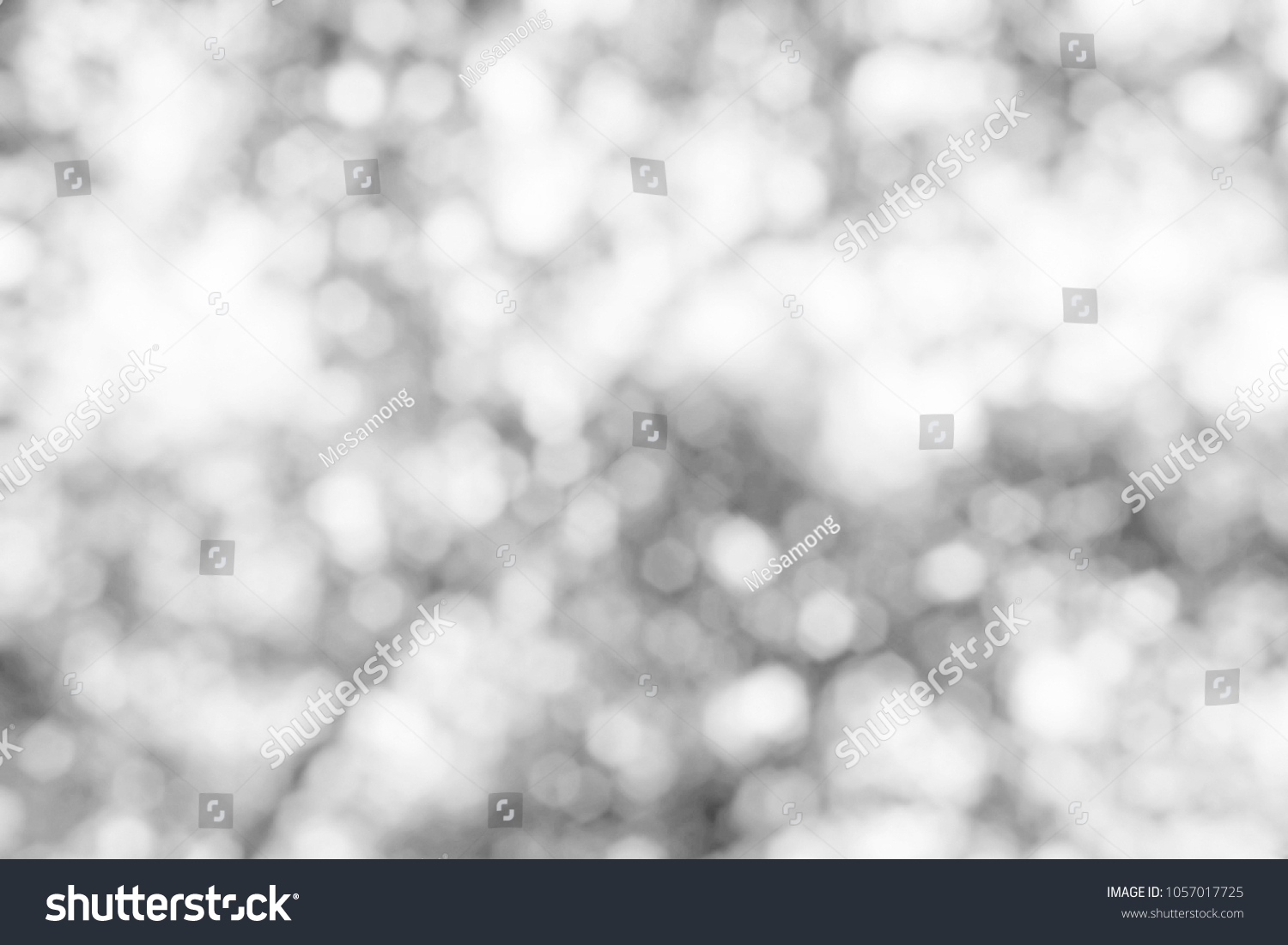 Abstract White Bokeh Background. #1057017725