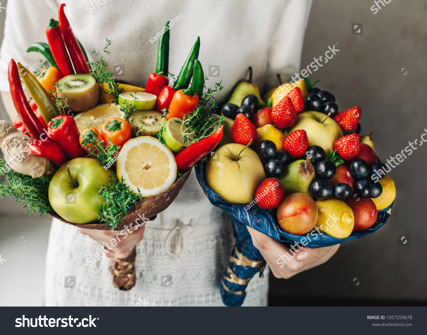 Edible arrangements, edible fruit vegatable bouquet #1057259678