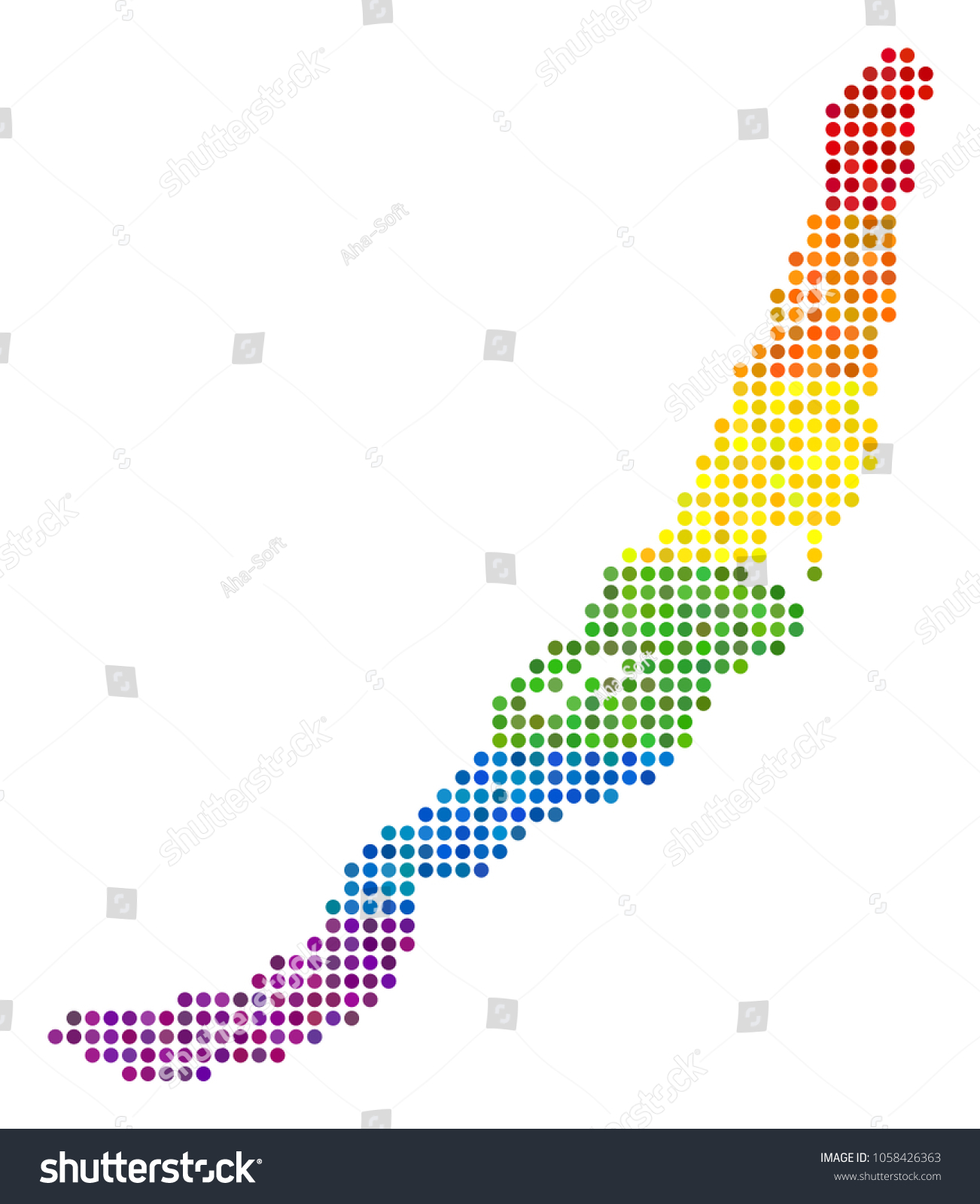 A Dotted Lgbt Pride Baikal Lake Map For Lesbians Royalty Free Stock Vector 1058426363 6896