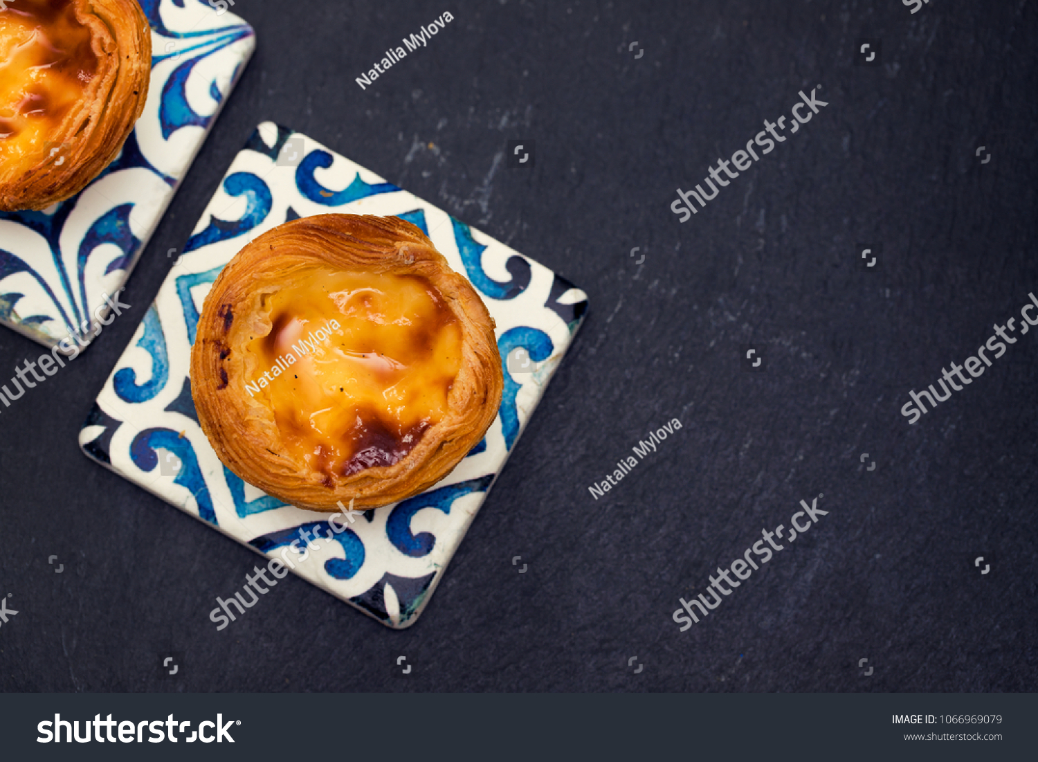 portuguese egg tart pastel de nata #1066969079