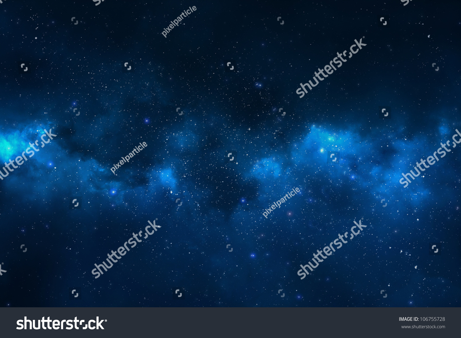 Universe filled with stars, nebula and galaxy #106755728