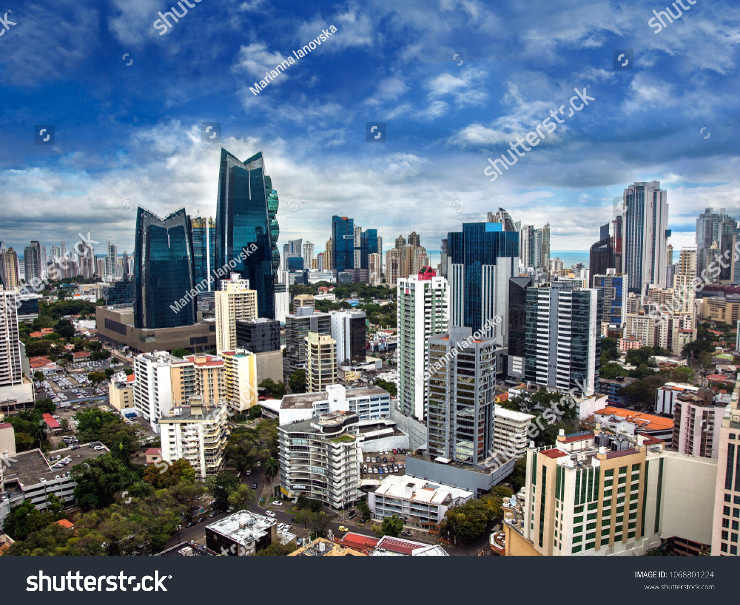 Downtown Panama City Skyscrapers, Panama. #1068801224