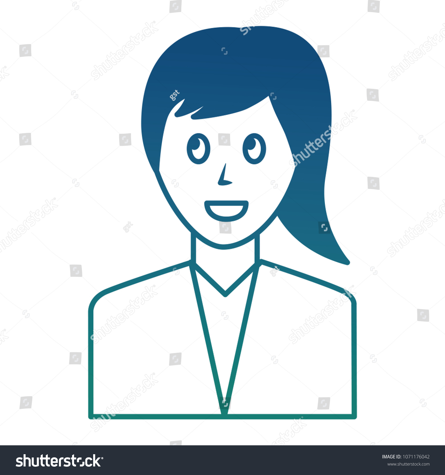 portrait woman female character image #1071176042