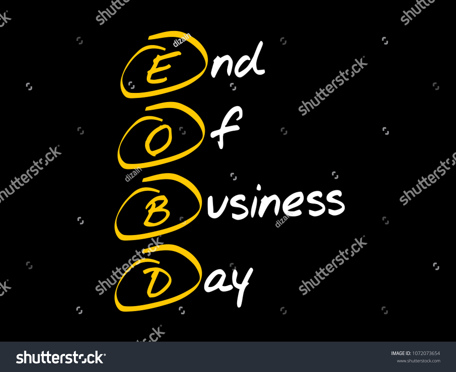 End Of Business Day Abkürzung