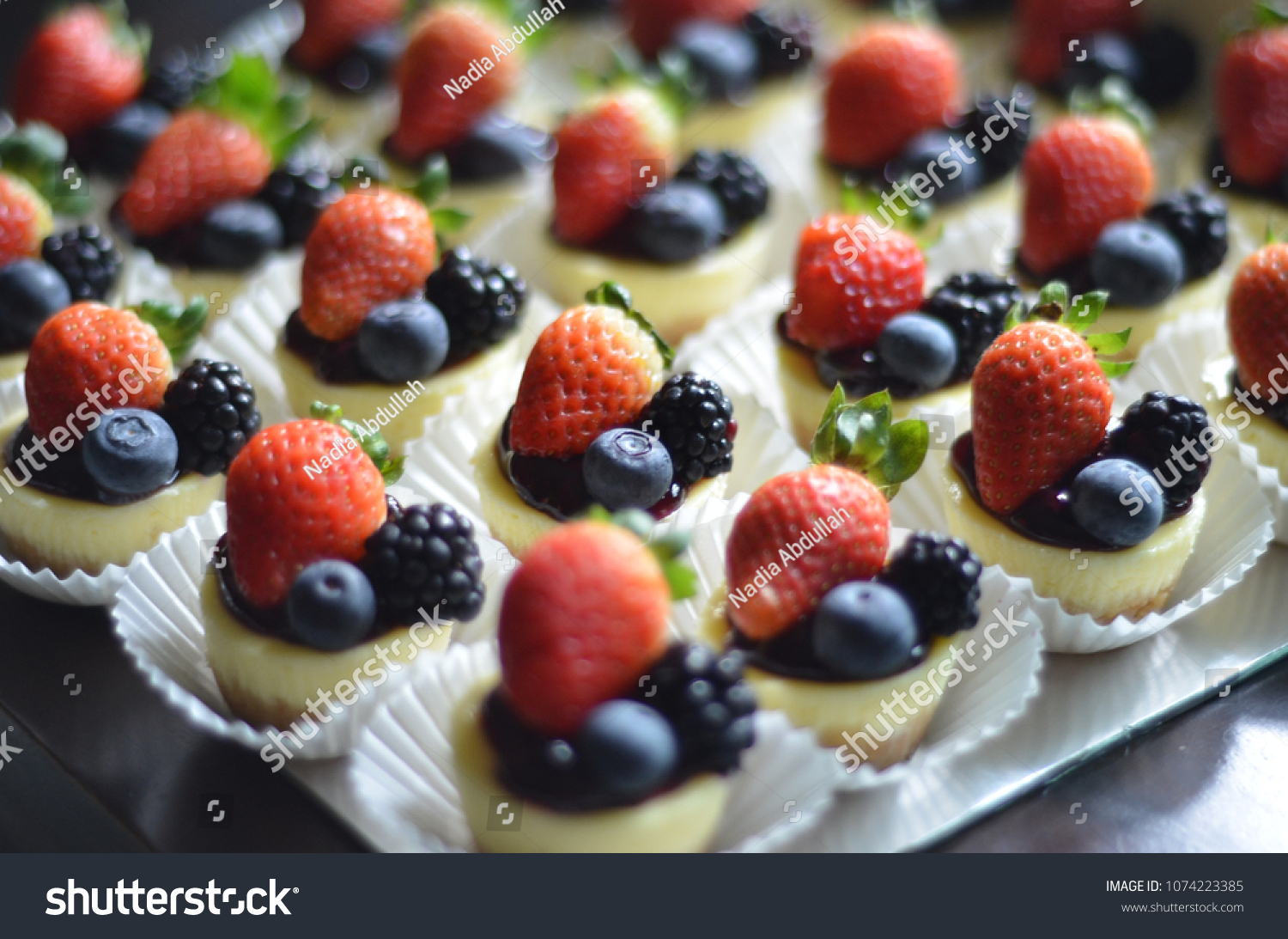 Summer berries cheesecake #1074223385