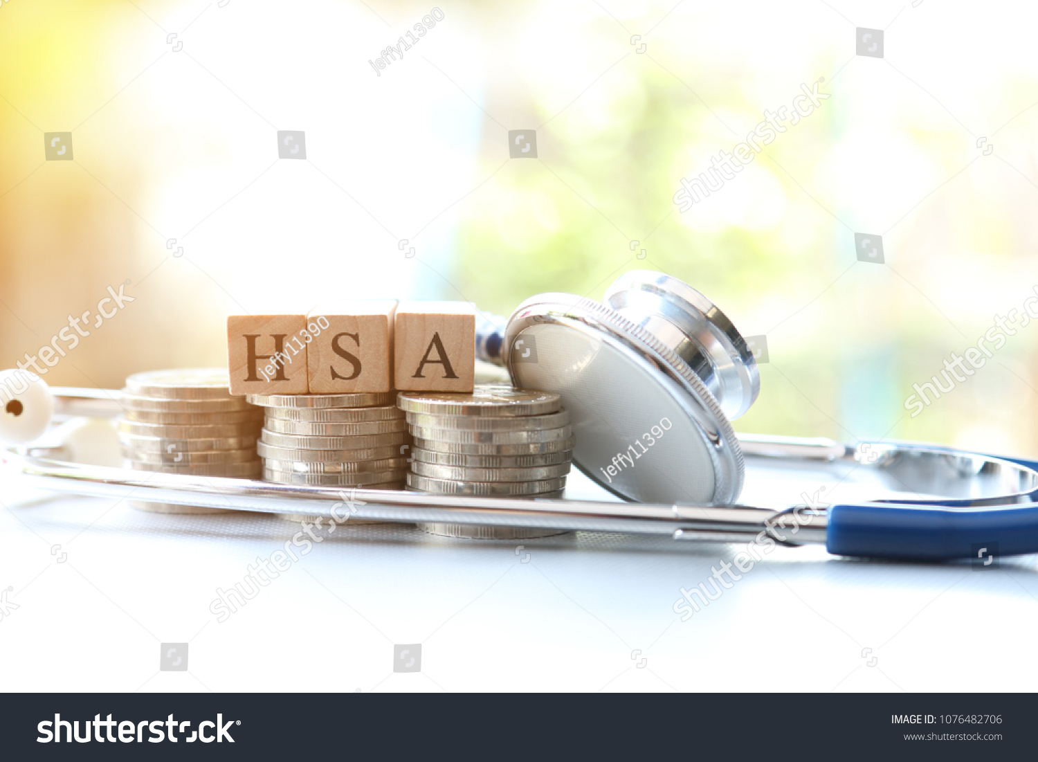 Health Savings Account, Health Financial concept #1076482706