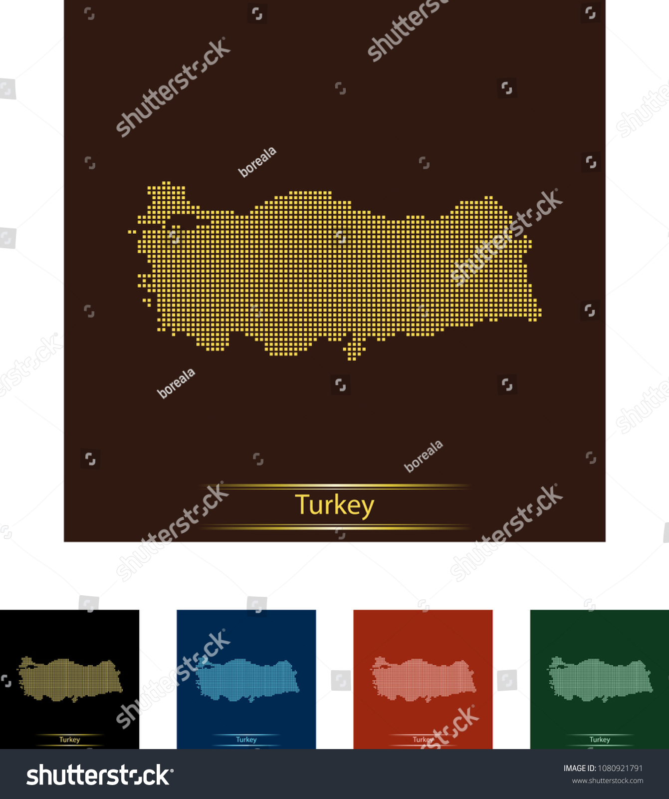 map of Turkey #1080921791