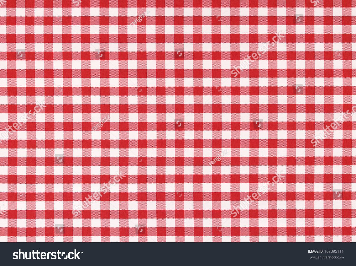 Red classic checkered tablecloth texture, background with copy space #108095111