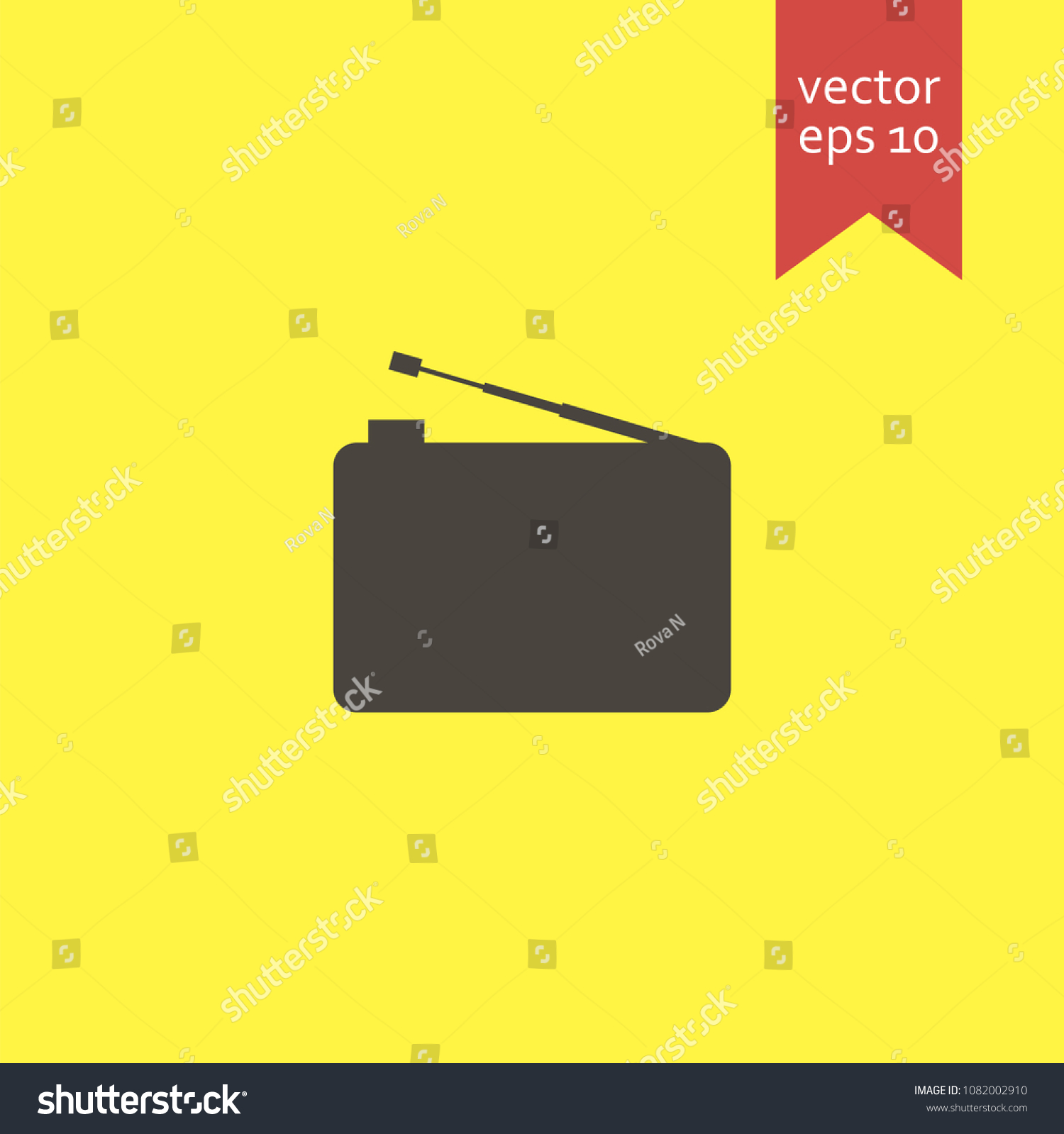 radio. radio icon. sign design. Vector EPS 10 - Royalty Free Stock ...