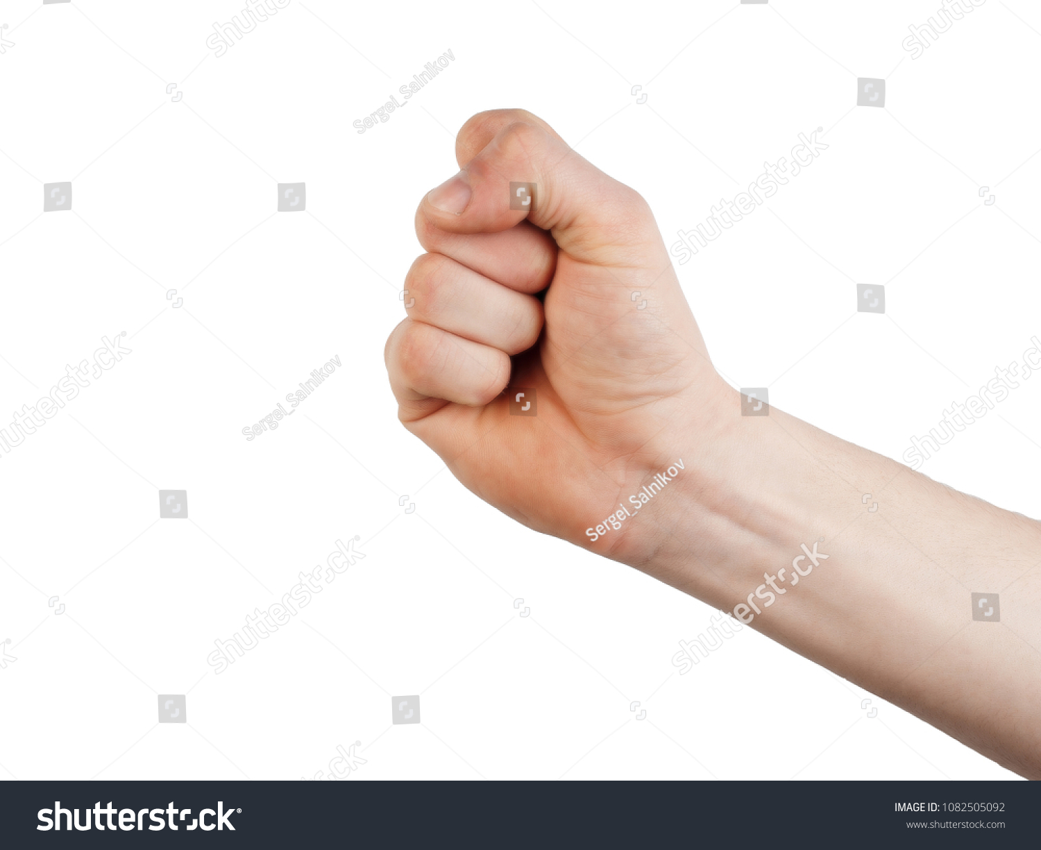 Hand showing gestures on a white background #1082505092