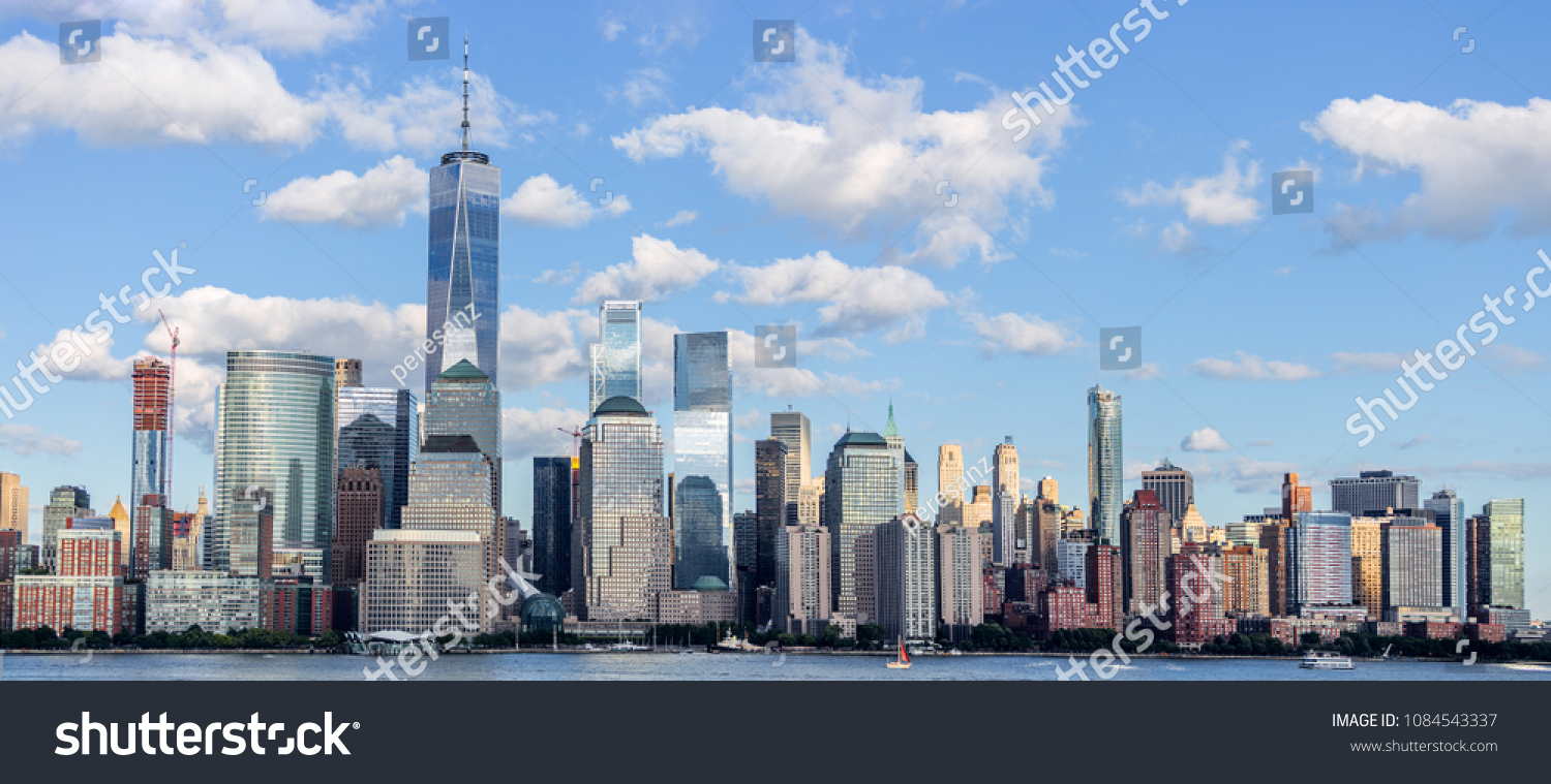 Lower Manhattan Skyline, NYC, USA #1084543337