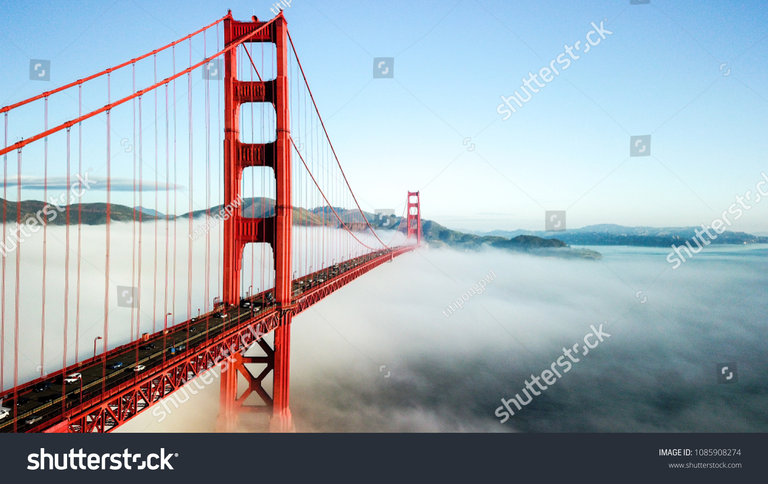 Golden Gate Bridge, San Francisco CA USA #1085908274