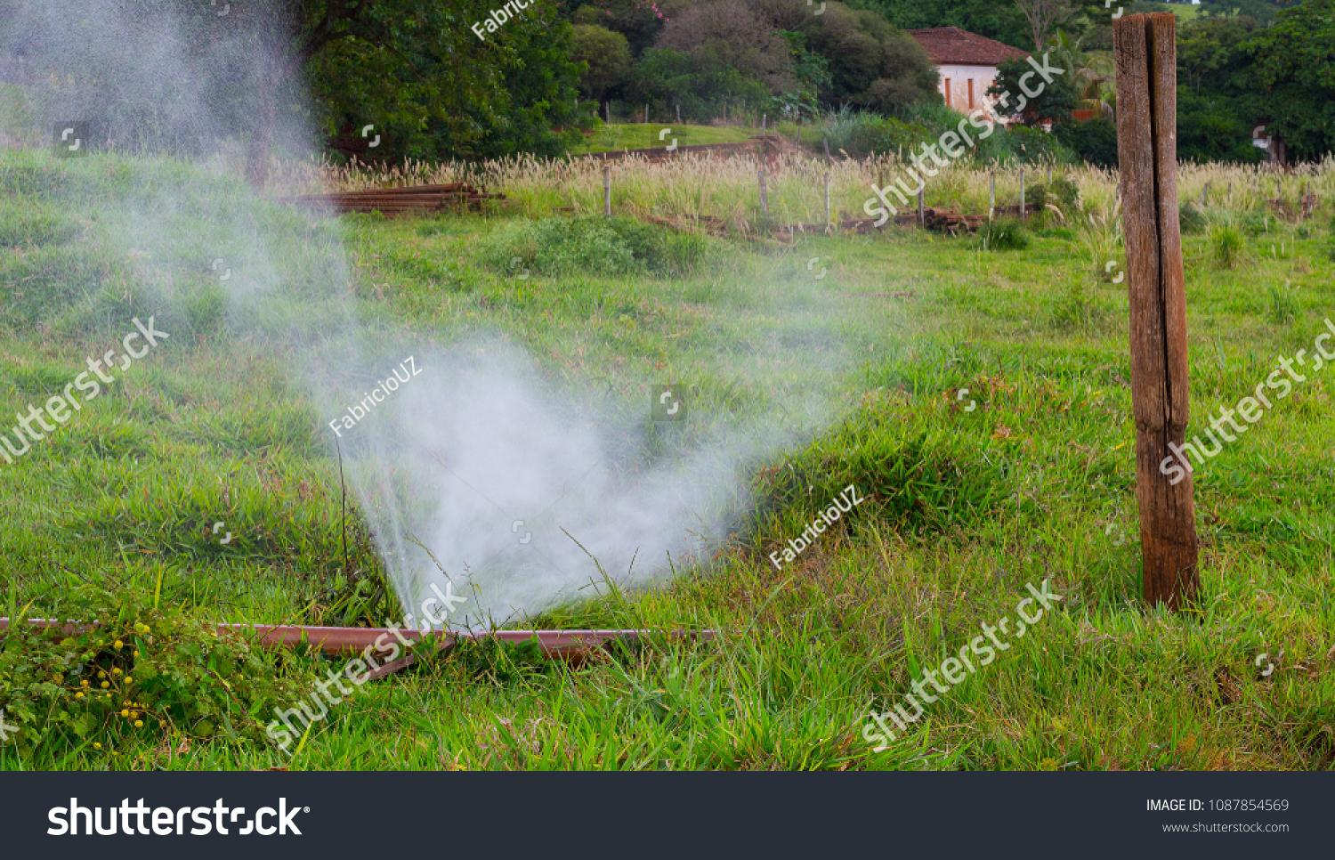 water leak on the farm #1087854569