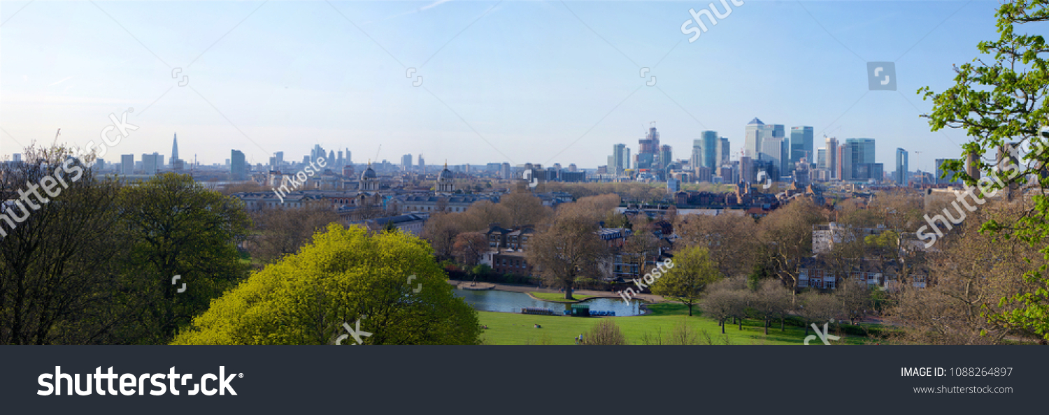 Greenwich Park Panorama #1088264897