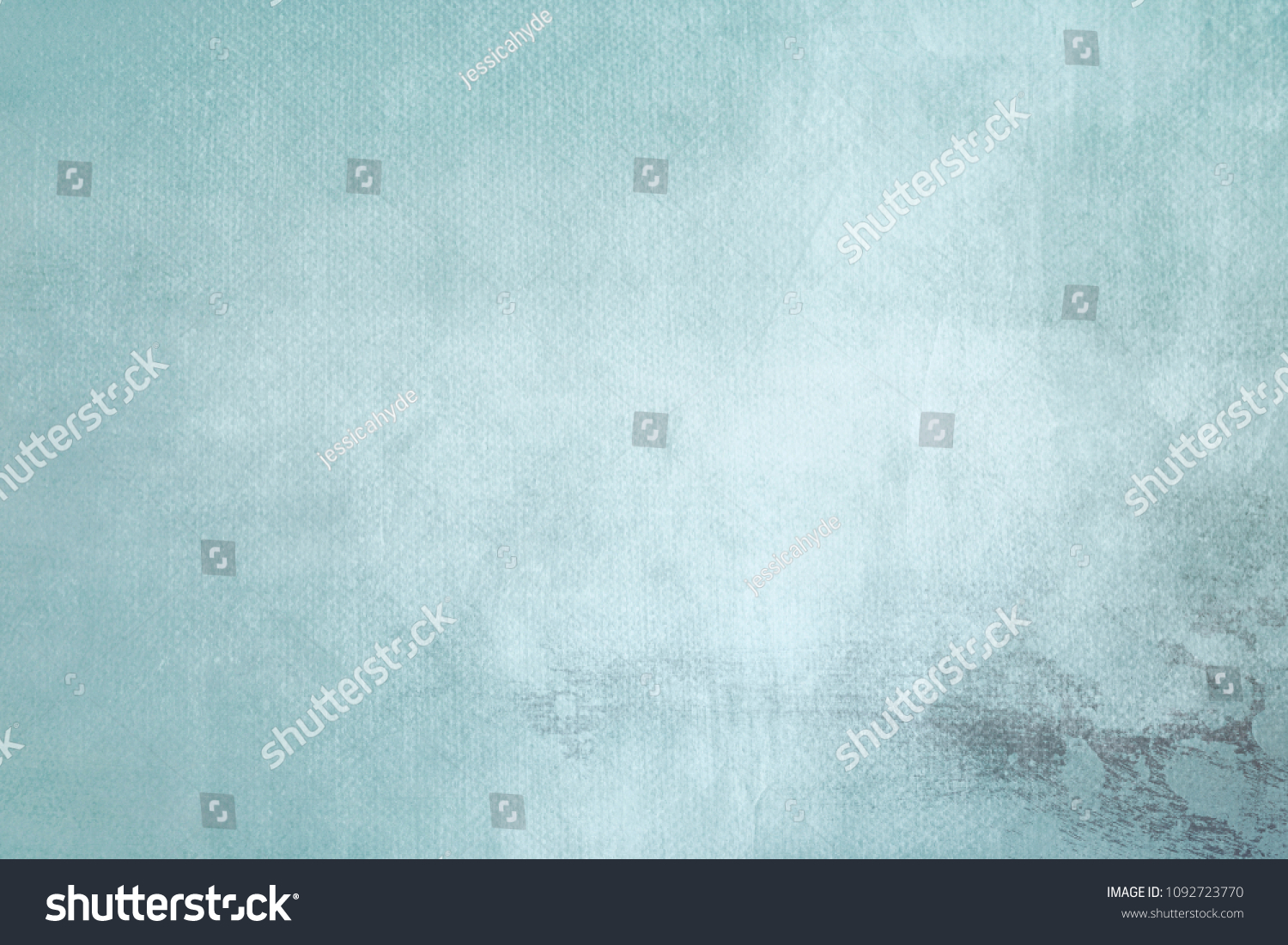 blue abstract background on canvas texture  #1092723770