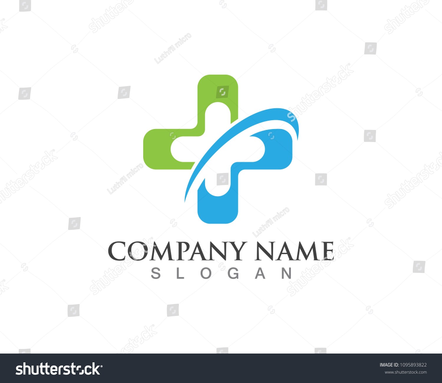 Medical logos symbols template - Royalty Free Stock Vector 1095893822 ...