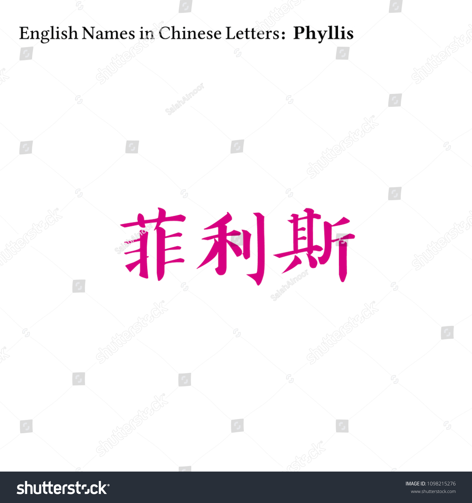 english-names-in-chinese-letters-royalty-free-stock-vector-1098215276