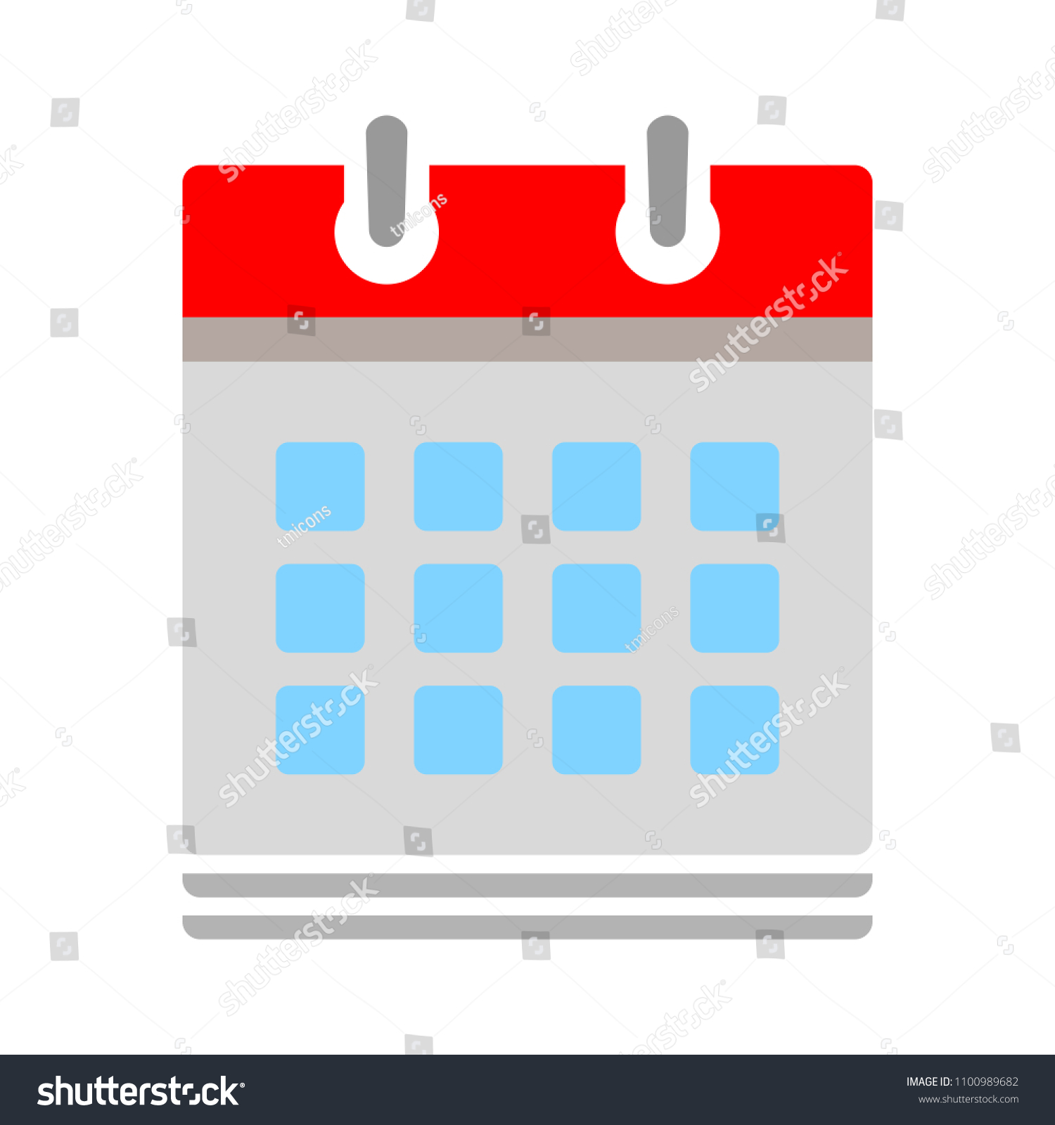 vector calendar date sorting - business office - Royalty Free Stock ...