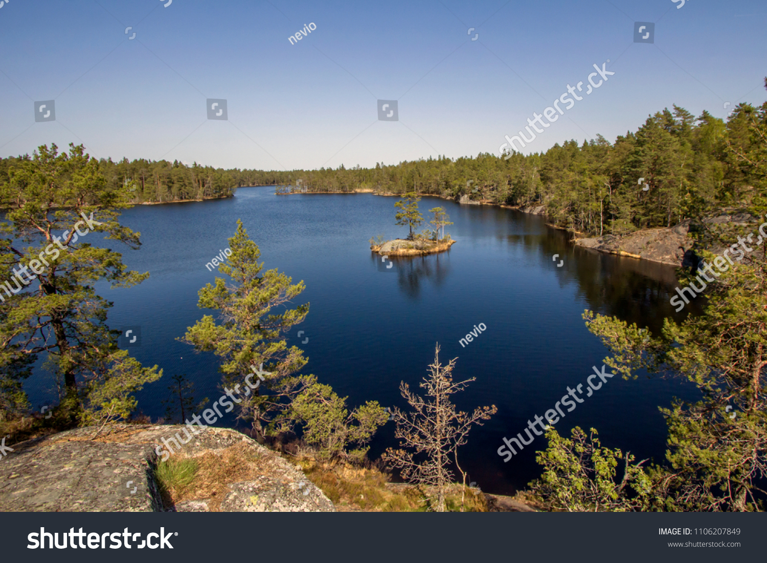 Tyresta By National Park close to Stockholm city #1106207849