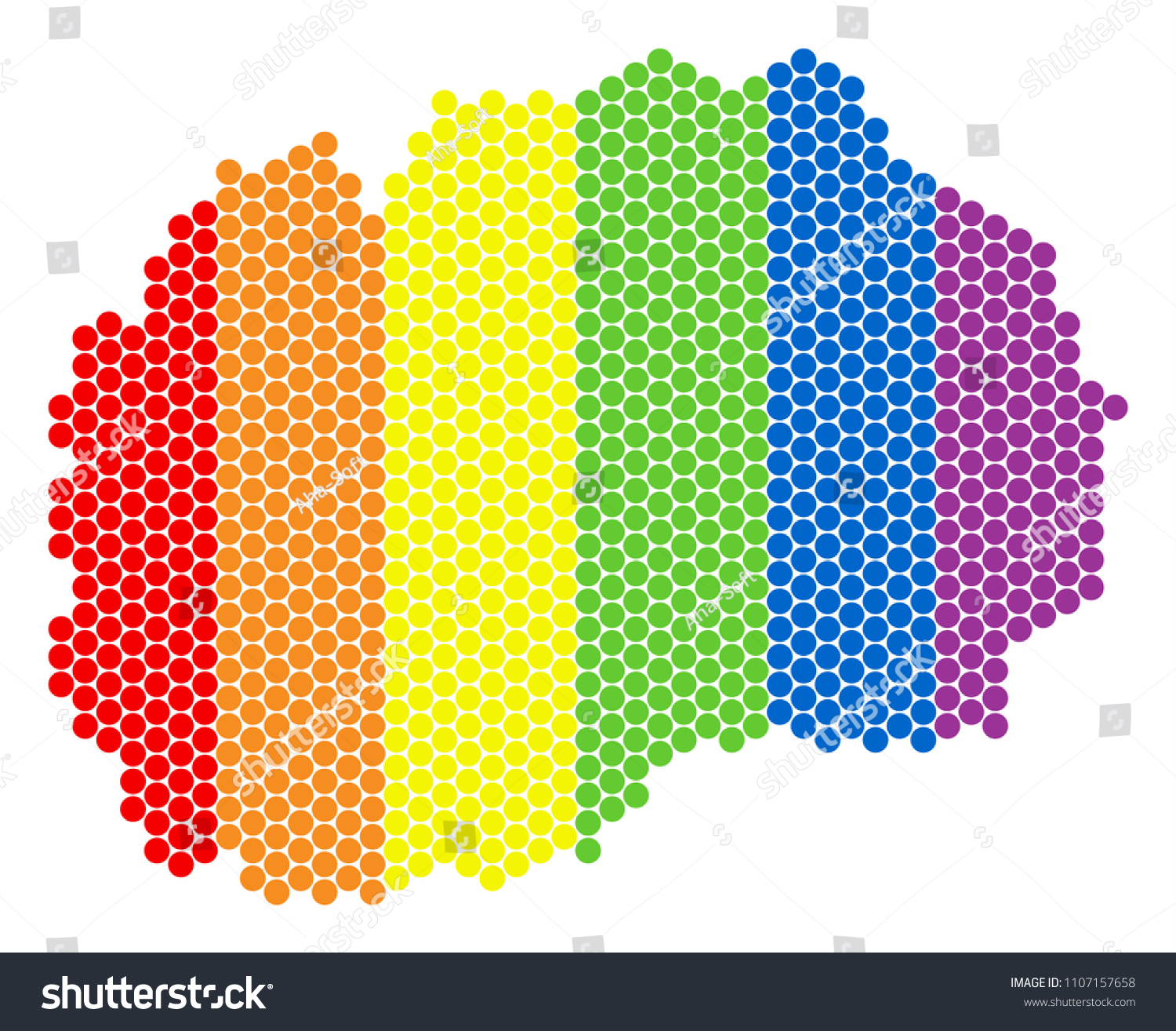 A Dotted Lgbt Makedonia Map For Lesbians Gays Royalty Free Stock Vector 1107157658 9918