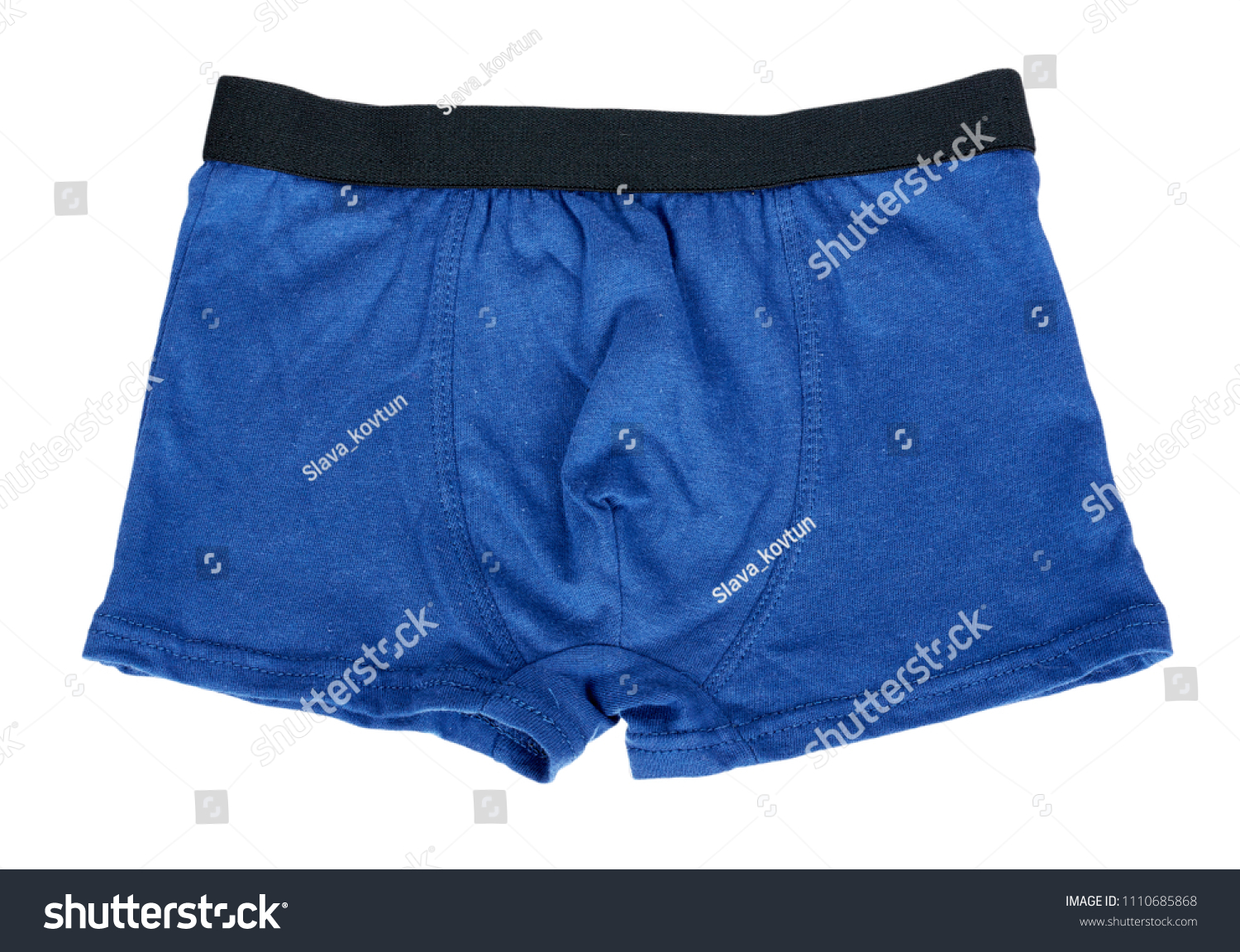 Underpants and clothing for kids isolated on white background. #1110685868