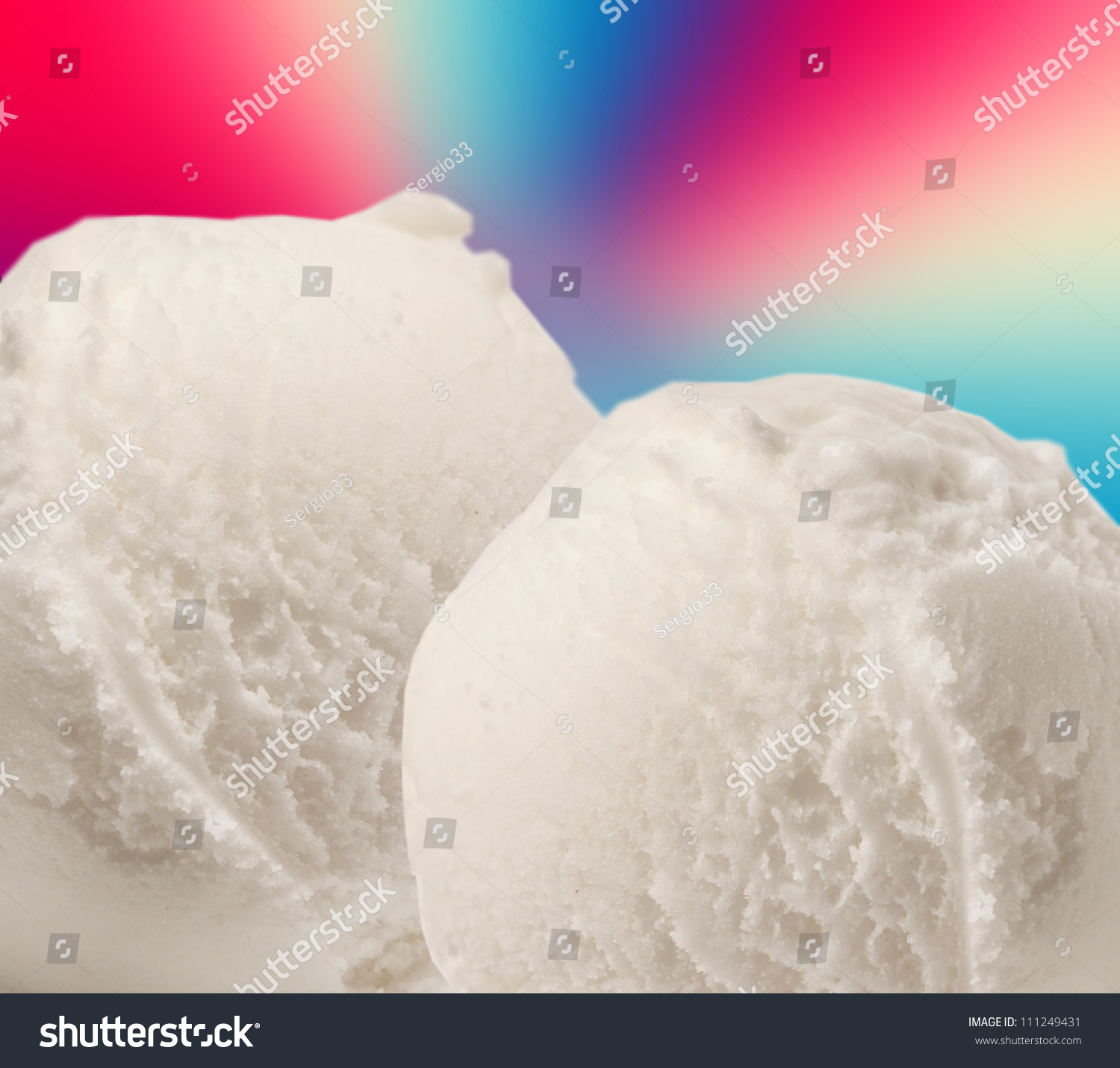 Close up of ice cream #111249431