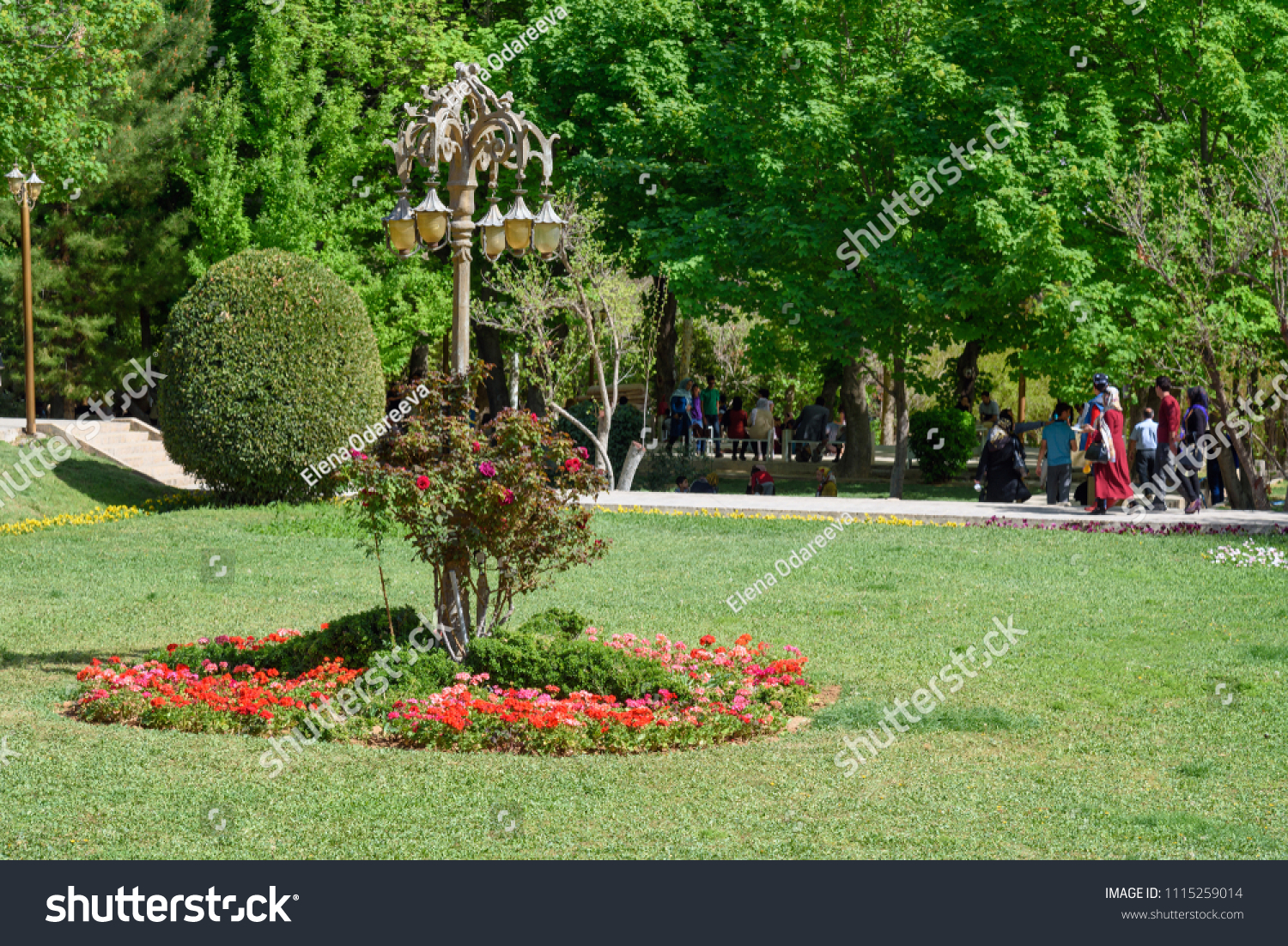 Shiraz, Iran - March 25, 2018: Eram Garden is historic Persian garden #1115259014