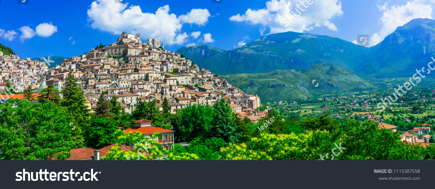 Morano Calabro - one of the most beautiful medieval  villages of Italy. Calabria #1115387558