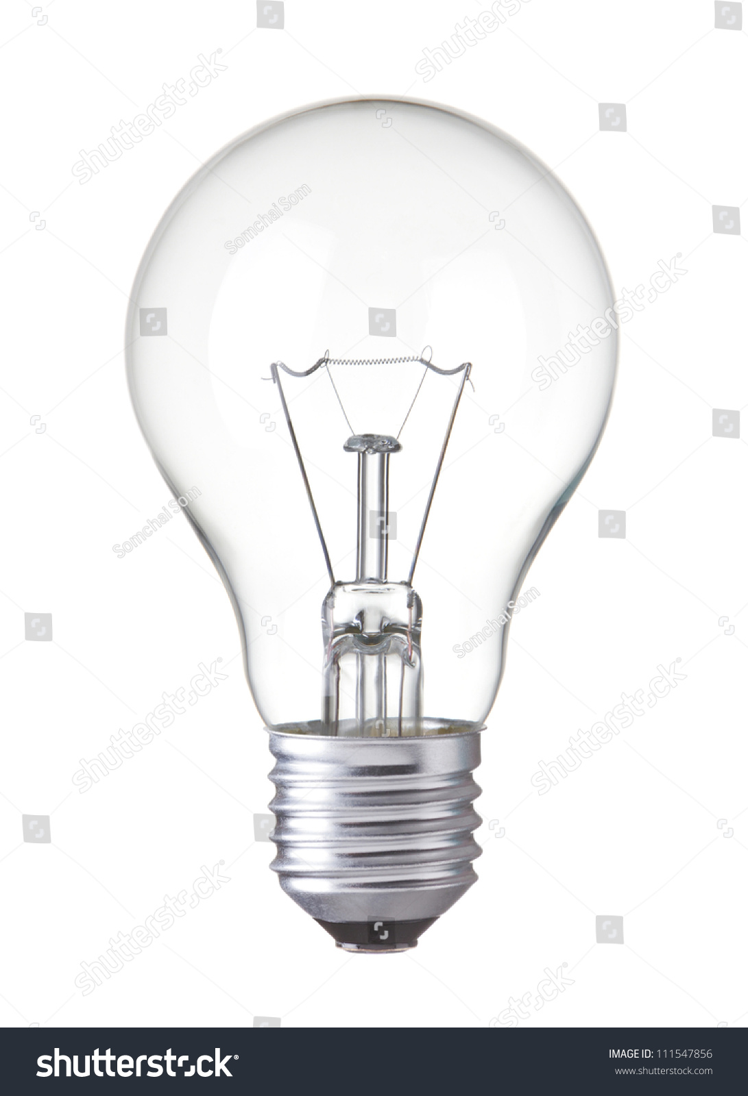 Light bulb, isolated, Realistic photo image #111547856